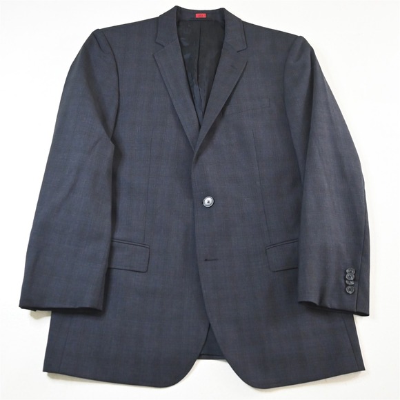 Hugo Boss 40S‎ Blue Aiko1/Heise Mens Blazer Suit Jacket Sport Coat